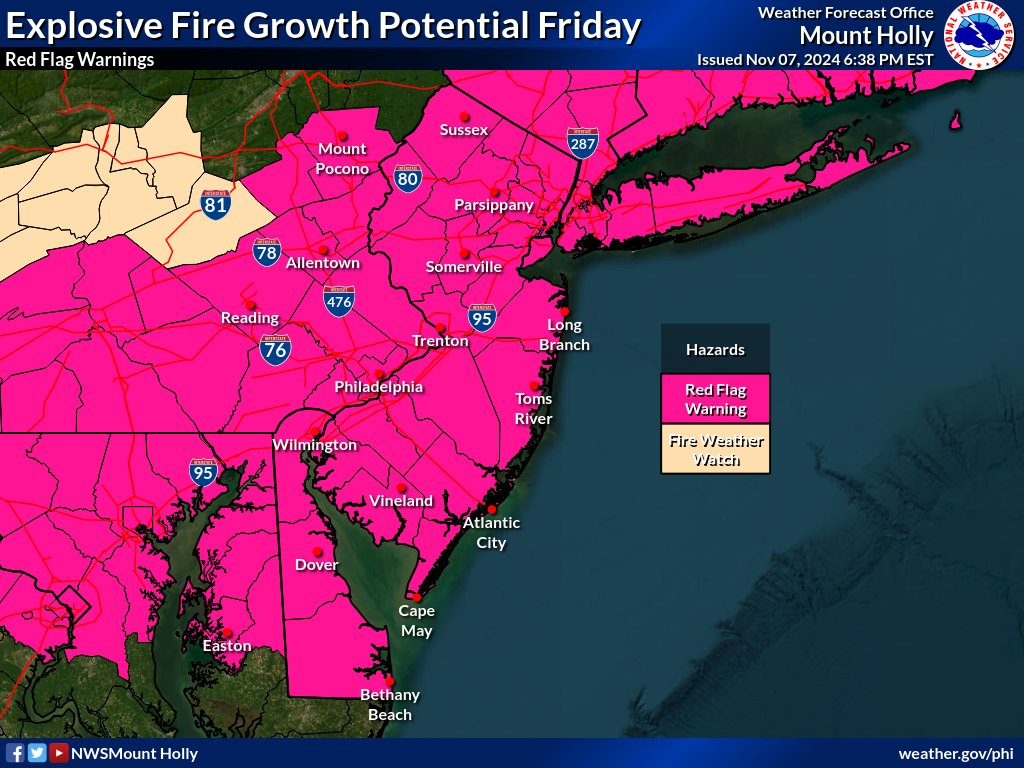 Red Flag Warnings mean that gusty winds and very low humidity create ...
