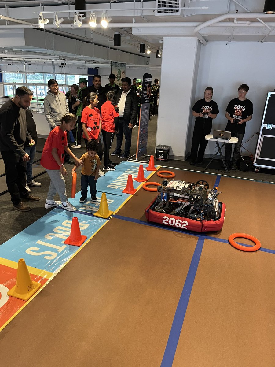 This past Sunday, our team attended Maker Faire Milwaukee. People who attended had fun catching rings from the robot and enjoying many other FIRST activities. We all had a great time, and we can’t wait for the next season to start!
