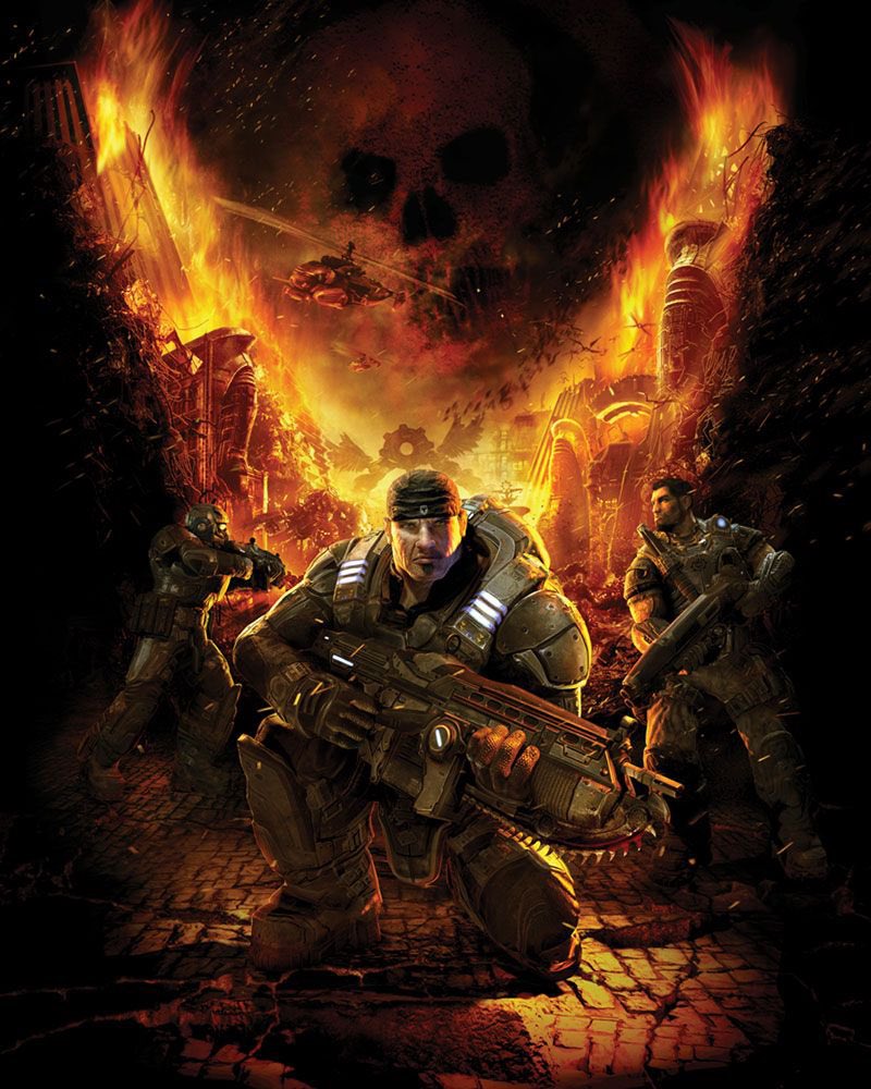 WormsicleTV's tweet photo. Fuck it 
Gears of War cover without the logo https://t.co/AFQE8RsNgk