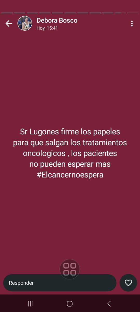 kosaco1916's tweet photo. Por Favor den Rt para que este Sr. Se digne a firmar, para que entreguen las medicaciones Oncologicas, el Cáncer no espera. https://t.co/PV2AxaHvNm