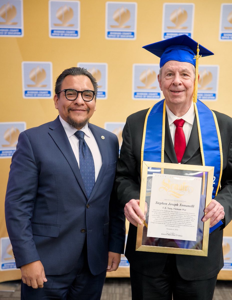 GeneralRoth's tweet image. #teamroth was proud to be on hand for @RCOE 2024 Operation Recognition Ceremony. This special event honors the extraordinary service and sacrifice of our veterans, awarding retroactive high school diplomas to those whose education was interrupted due to service during wartime.