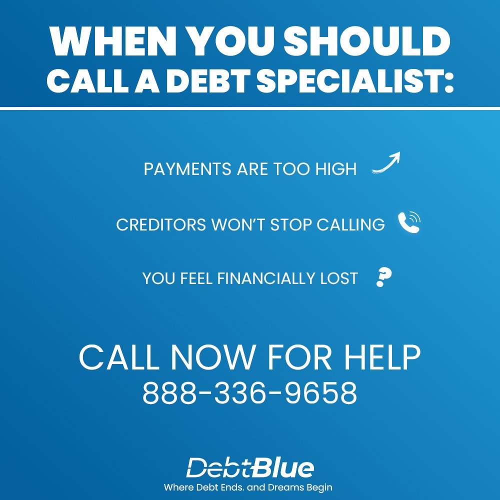 DebtBlue's tweet image. Struggling with debt doesn’t have to be your forever. DebtBlue can help you take control, negotiate better terms, and work towards a debt-free future. 🌟 Start your journey today and see how we can support you every step of the way! #debtfreecommunity #debtfreejourney #moneytips…