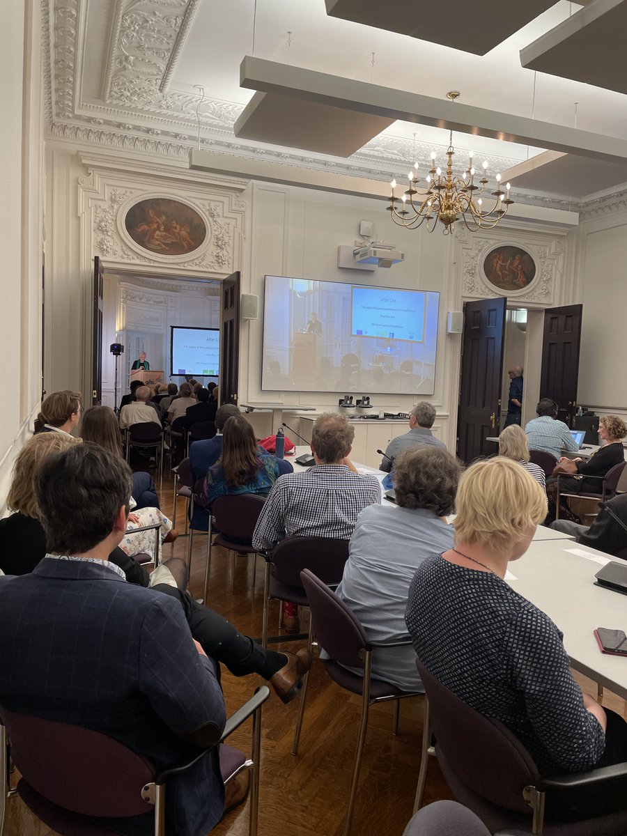 Full house today at our 38th Annual Lecture on the topic of "After Life: The Legacy of Discontinued International Organizations in the 20th Century" given by Kiran Klaus Patel, <a href="/LMU_Muenchen/">Universität München</a> with a comment by <a href="/natasha_wheatl/">Natasha Wheatley</a>, <a href="/Princeton/">Princeton University</a>