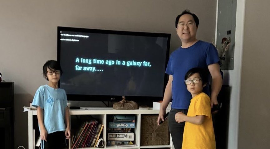 AndyKimNJ's tweet photo. I promised my boys that we’d have a Star Wars movie night right after Election Day. A New Hope is what we all need. https://t.co/BWgI6xIVf9