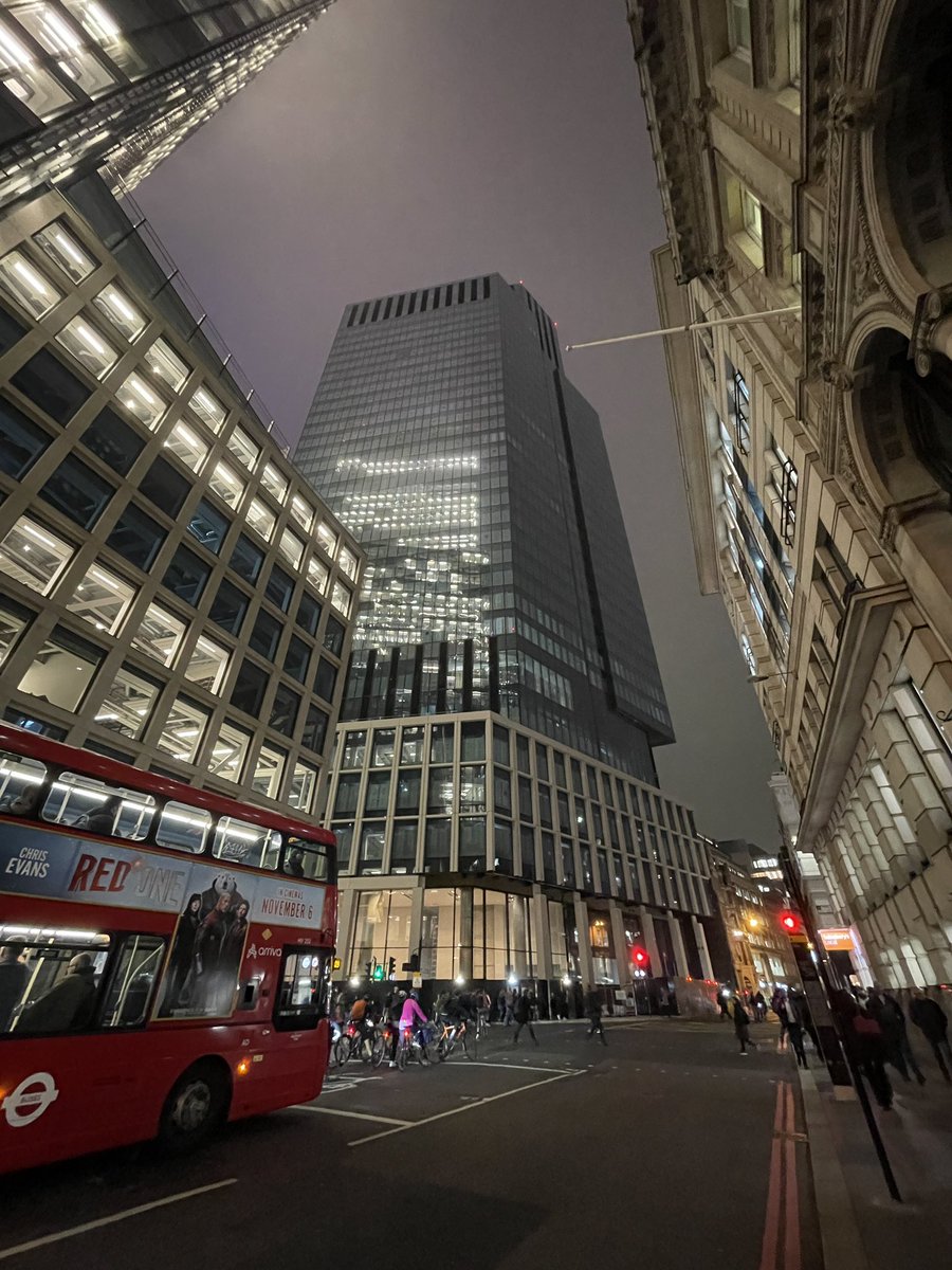 prsimms's tweet photo. Impressive visit to see progress at One Leadenhall last night, followed by dinner with former colleagues at the City Architecture Forum Annual Dinner. It is always energising to be in a room full of industry leaders, especially those shaping the City of London. https://t.co/FCeqWzYoay
