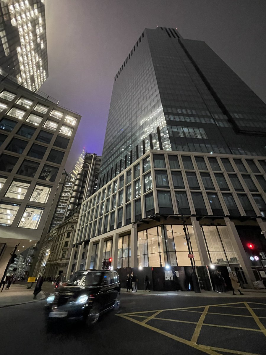 prsimms's tweet photo. Impressive visit to see progress at One Leadenhall last night, followed by dinner with former colleagues at the City Architecture Forum Annual Dinner. It is always energising to be in a room full of industry leaders, especially those shaping the City of London. https://t.co/FCeqWzYoay