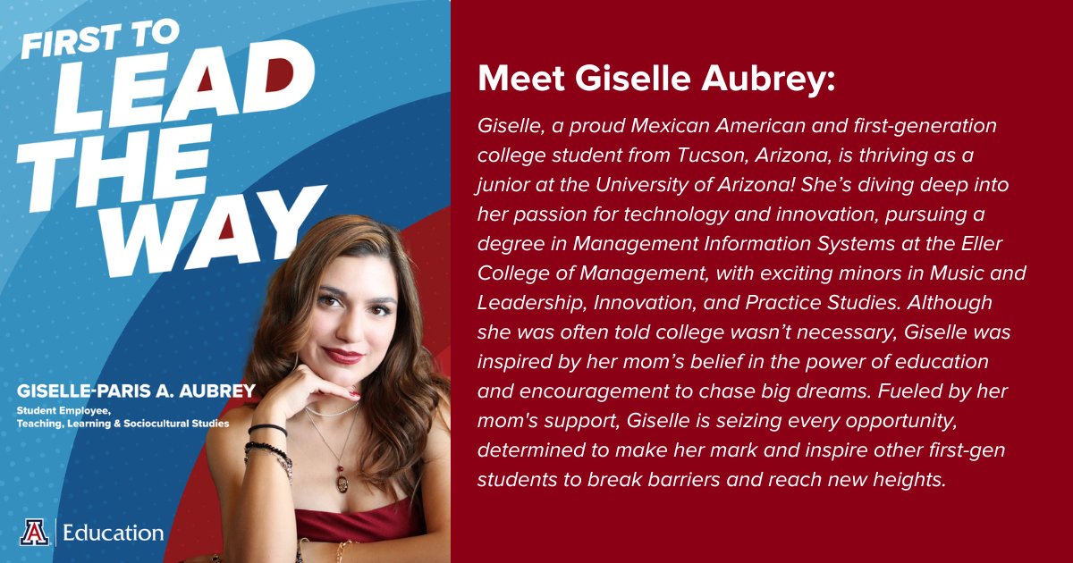 Happy National First Gen Day! 🎉 In partnership with First Cats, we’re proud to highlight our Faculty &amp; Staff who are or were first-gen students. With 38% of our undergrads being first-gen, the College of Education leads the way!