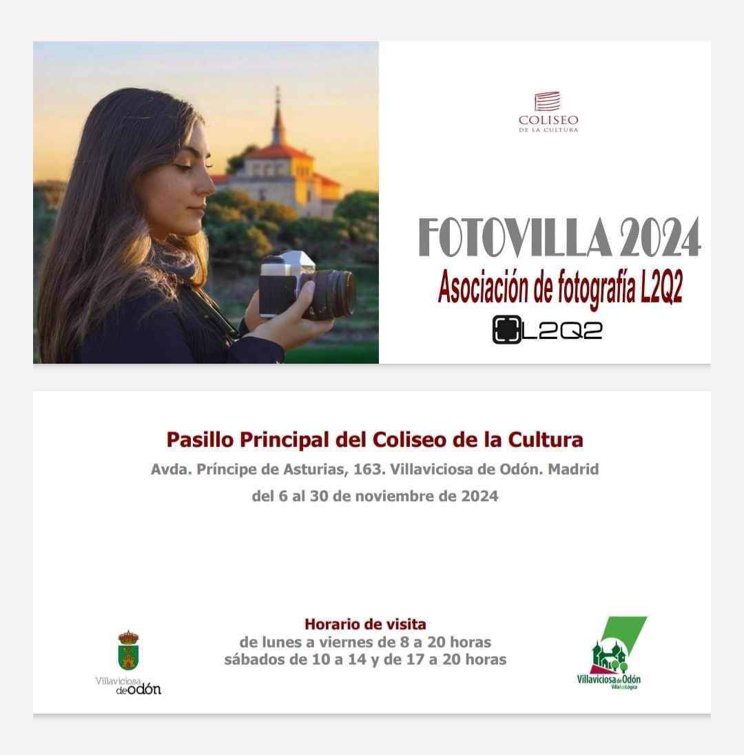 Exposición FOTOVILLA hasta el 30 de noviembre en el pasillo principal del Coliseo de la Cultura #VillaviciosadeOdon
Selección de fotografías realizadas en el fotomaratón del 13 octubre en el Jardín Histórico de donde saldrán las mejores fotografías premiadas <a href="/Aytovilladeodon/">Ayuntamiento de Villaviciosa de Odón</a>