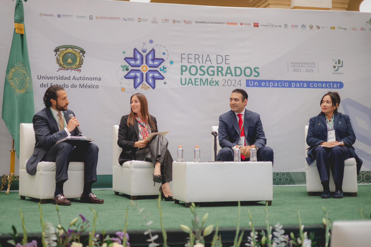 JosePablo_Monte's tweet photo. Fue un honor ser ponente en la conferencia sobre la internacionalización en la Feria de Posgrados de la @UAEM_MX - "Un espacio para conectar". Exploramos estrategias para fortalecer la cooperación global y ampliar las oportunidades académicas para nuestros estudiantes mexiquenses, con el objetivo de brindarles herramientas y conocimientos necesarios para destacar en un entorno competitivo y aportar positivamente a su comunidad.  🌍🎓