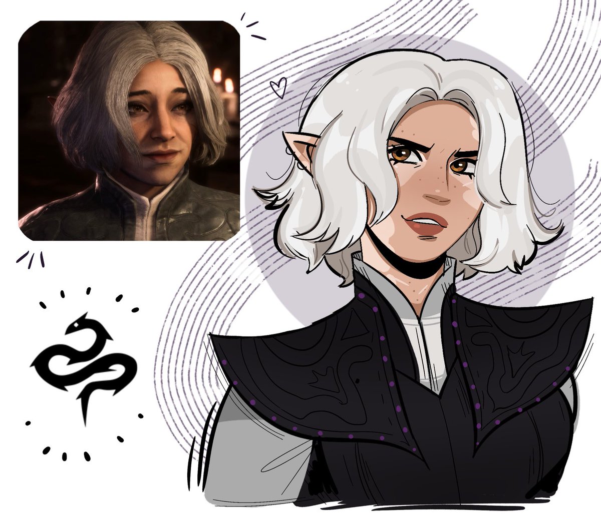 BonSquiggle's tweet photo. Warmup of my Rook bc veilguard has me in a chokehold #dragonagetheveilguard #dragonage https://t.co/Wkgzrh0KfQ