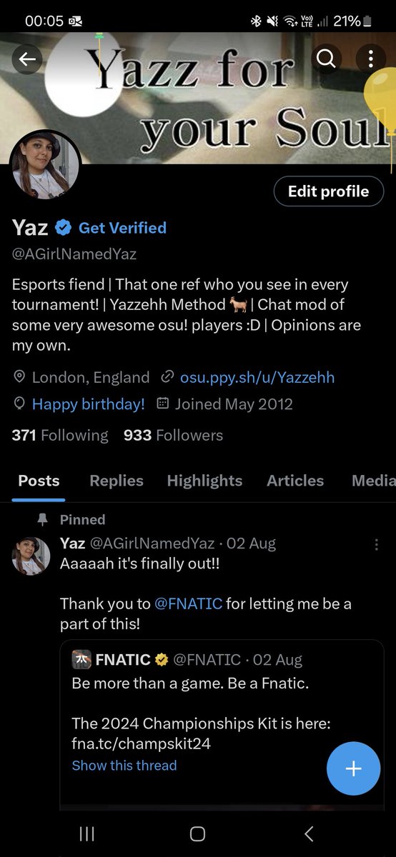 Yaz tweet media