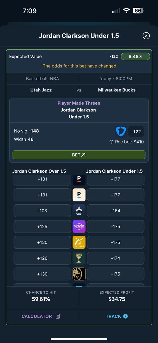 TheArbFather's tweet image. Going for 3 straight +EV parlays in a row using @OddsJam software 📊

Giving away $100 to 3 people IF this wins‼️

Must do the following 👇 

1. Retweet this tweet ✅
2. Follow me @TheArbFather 
3. Follow @OddsJam