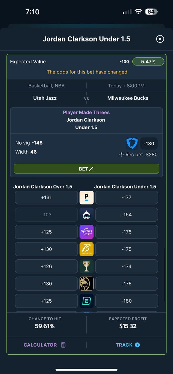TheArbFather's tweet image. Going for 3 straight +EV parlays in a row using @OddsJam software 📊

Giving away $100 to 3 people IF this wins‼️

Must do the following 👇 

1. Retweet this tweet ✅
2. Follow me @TheArbFather 
3. Follow @OddsJam