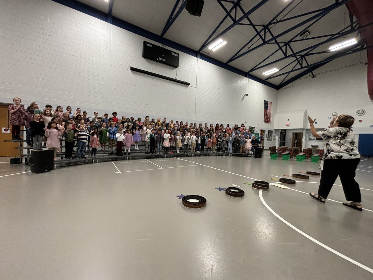 Excited for the 2nd grade music program. Our children are joyful singers and dancers! A HUGE shoutout to Mrs. Thornsberry for teaching our students the power of music! #BulldogProud
