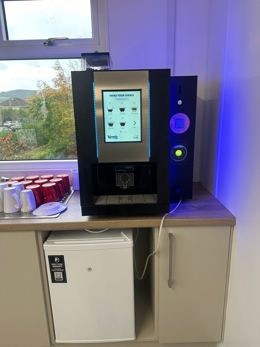 IeVending's tweet image. 🎉 Exciting News! 🎉

We’re thrilled to announce the successful installation of our premium coffee machine in the boardroom of a major BAM Construction site in Dublin! ☕

#ClientSuccess #ConstructionIndustry #CoffeeSolutions #Dublin #BAMConstruction #VendingSolutions