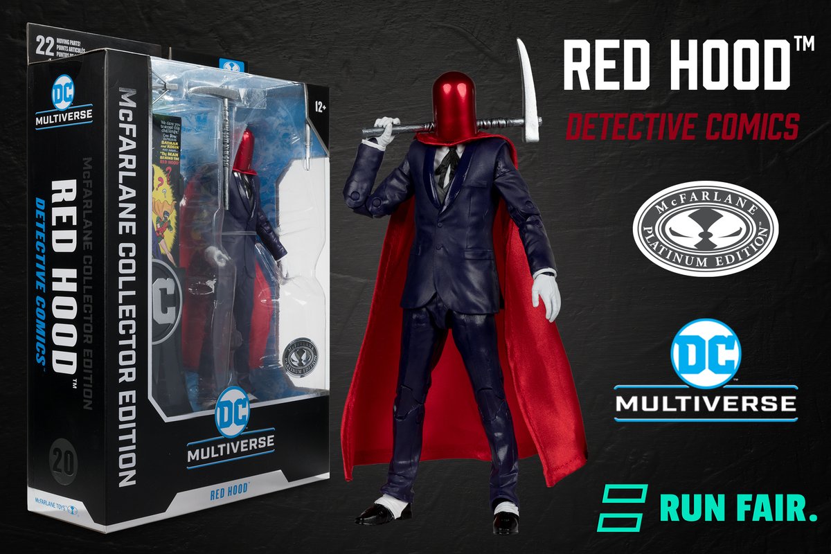 mcfarlanetoys's tweet photo. Can you outguess Batman and Robin and name... The Man Behind the Red Hood - Red Hood (Detective Comics) McFarlane Collector Edition Platinum
Enter Today on EQL:
โถ๏ธ https://t.co/Xxuocgvubp
#McFarlaneToys #McFarlaneToysStore #ddcomics #RedHood #DetectiveComics #RunFair @EQLofficial