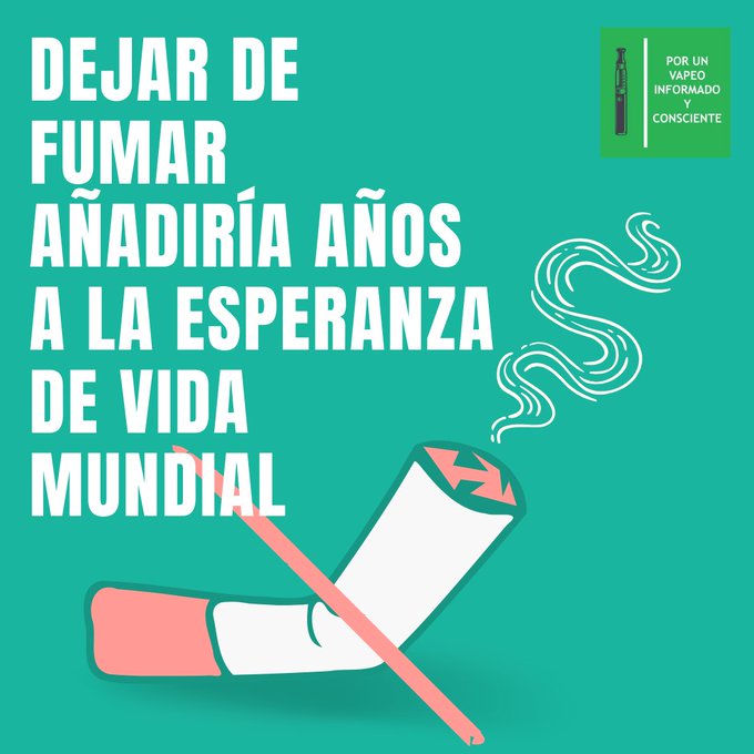 dejar de fumar añadiría años a la esperanza de vida mundial