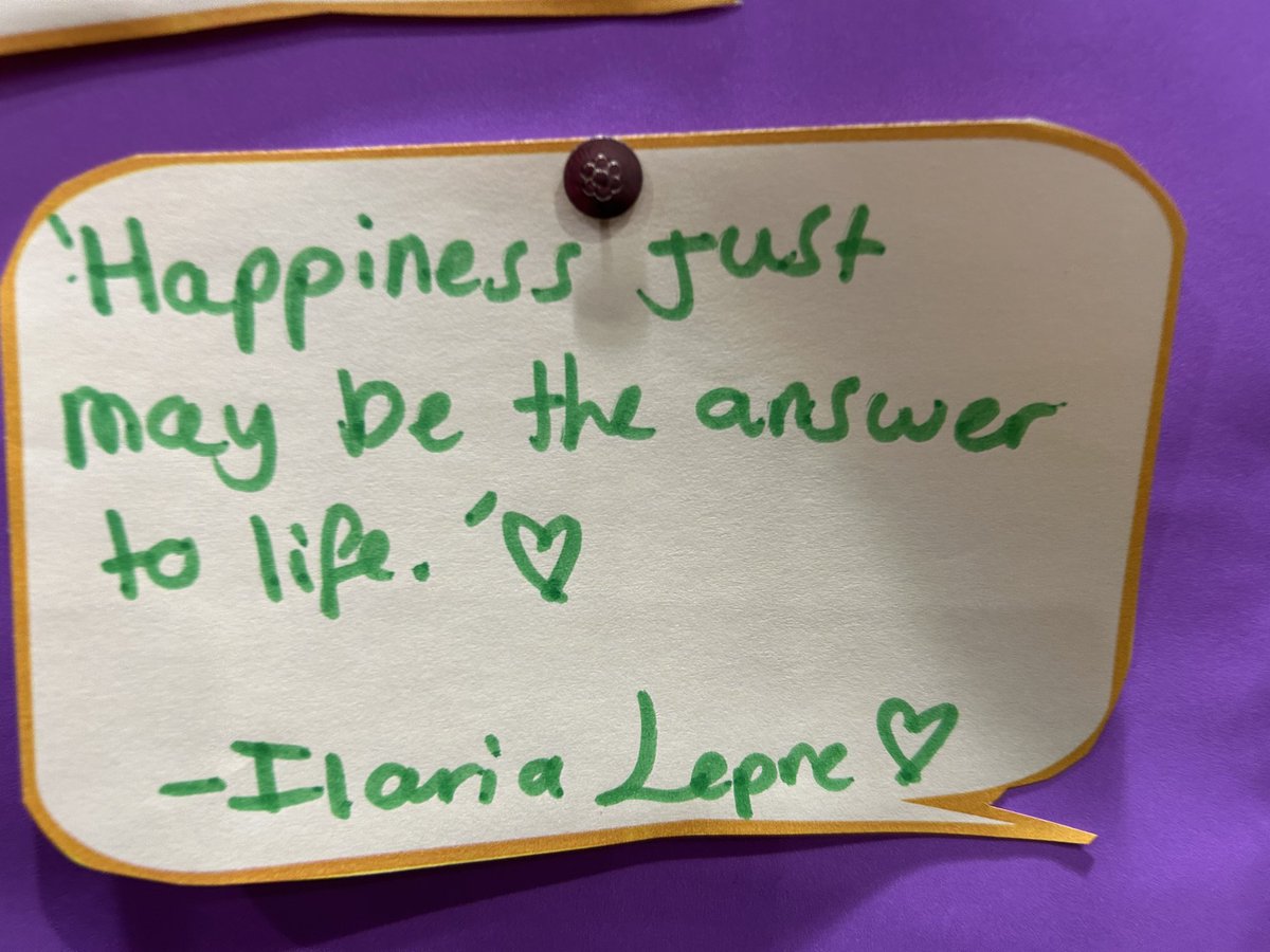 What a privilege to join pupils and other local community reps at an interfaith dinner at <a href="/WillowfieldSch/">Willowfield</a> to mull many profound questions- at the end we each posted our message of hope on the wall for each other. Such an important time for such an inspiring discussion.