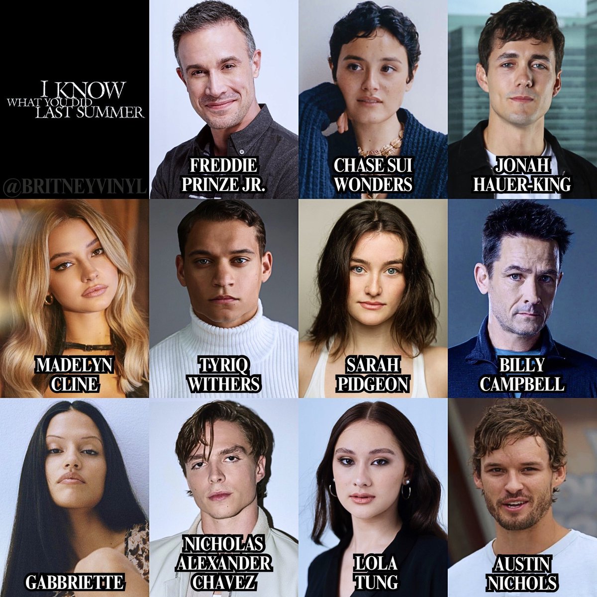 I Know What You Did Last Summer 2025 cast members behind the scenes