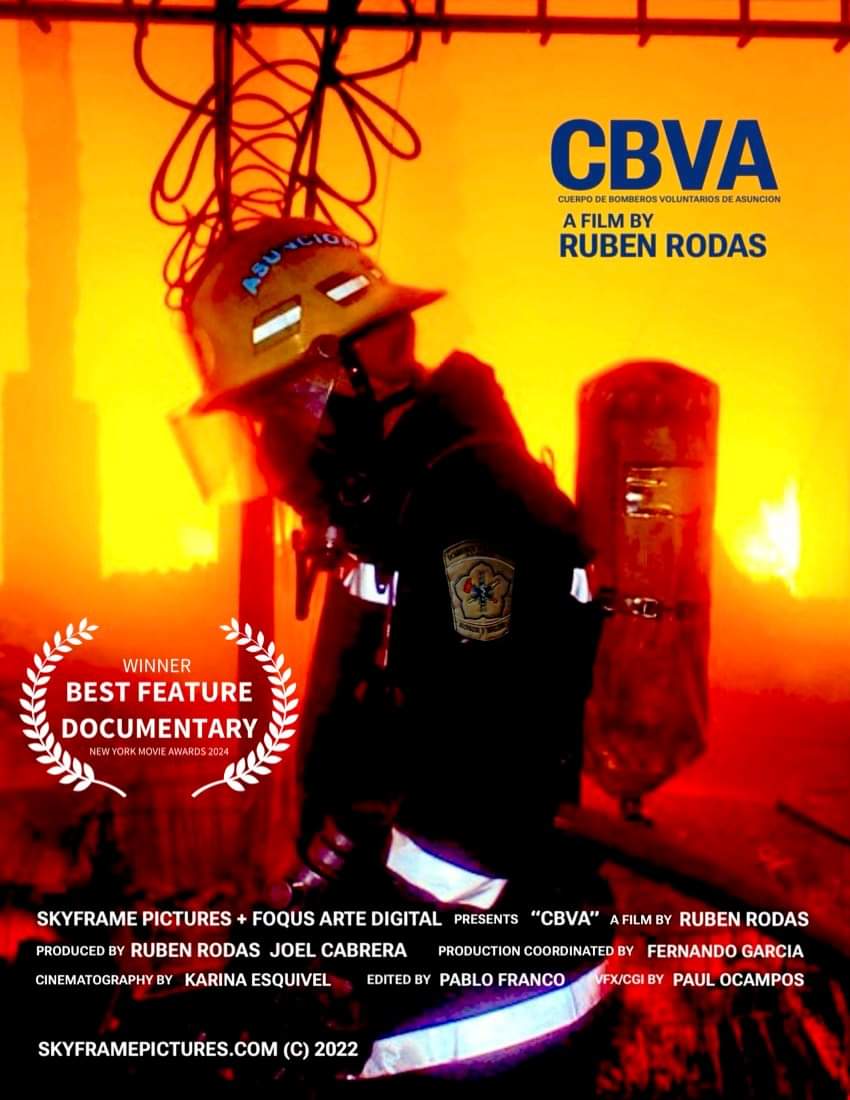Migrava09's tweet photo. Es mi primo!!! 🥰😍
#CBVA #Paraguay #Documental #Cine #Movie
Felicitaciones a mi increíble equipo paraguayo y Bomberos Funding Fathers hermanos y a todos los miembros activos de la CBVA; Acabamos de ganar el "Mejor Documental" en el "New York Movie Awards Film Festival" ¡Salud! https://t.co/YYBbRKWQrI