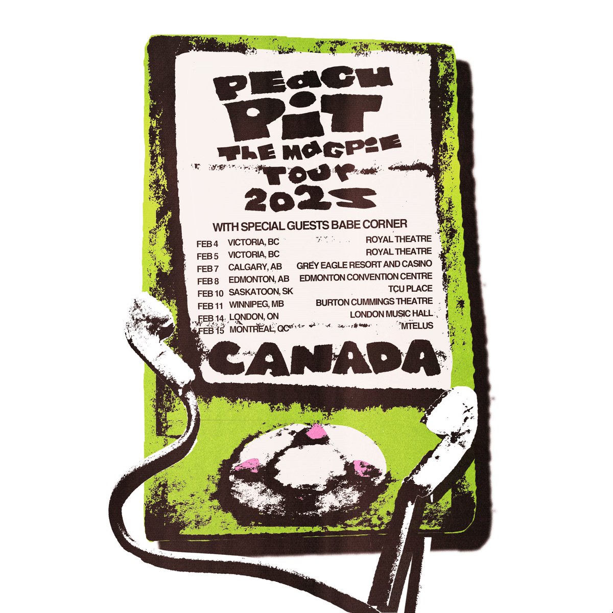 Canada Tour is on sale at 10am local 👯 tickets are selling really really fast so don’t wait around buddy 🤝 love you laylo.com/peachpit/m/Pea…