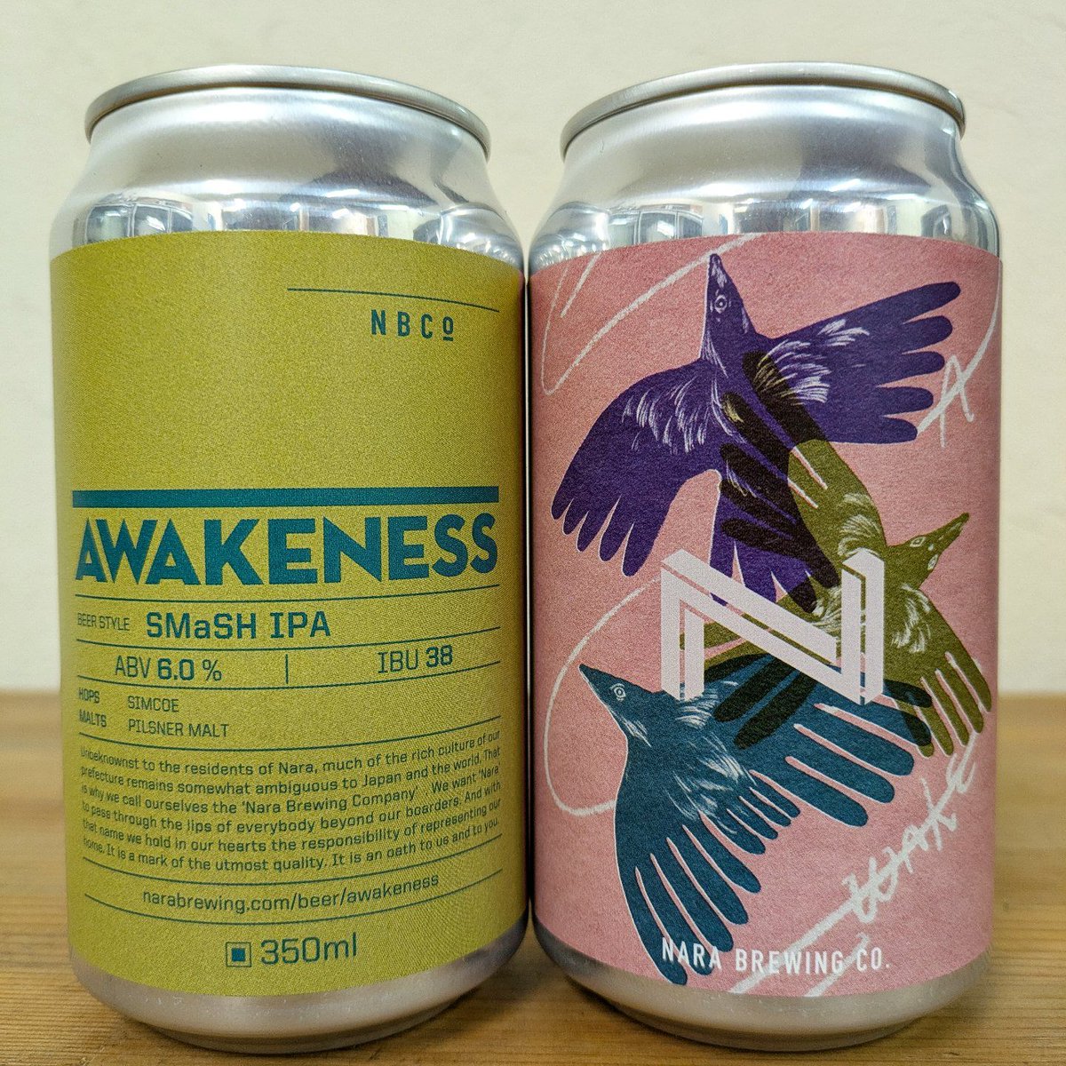 sakeshownoyori's tweet photo. 奈良醸造さんより新作入荷!
AWAKENESS 350ml缶 737円
#AWAKENESS
#SMaSHIPA
#奈良醸造
#クラフトビール https://t.co/XffA6YhNyq