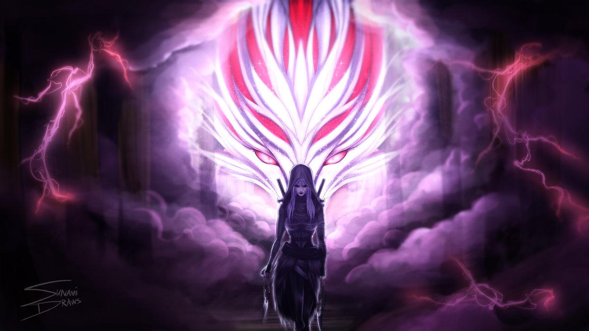 SunamiStorm_'s tweet photo. This is a scene in a DnD campaign I am in. Where two player characters Naveria Hawthrone(Shadar Kai elf) and Uncladious(Star Dragon) is preventing the party to face the BBEG. 

#DnD #DnDcharacter #art #illustration #conceptart #fantasyart #dragonart #elfart https://t.co/3rpwzrAhWp