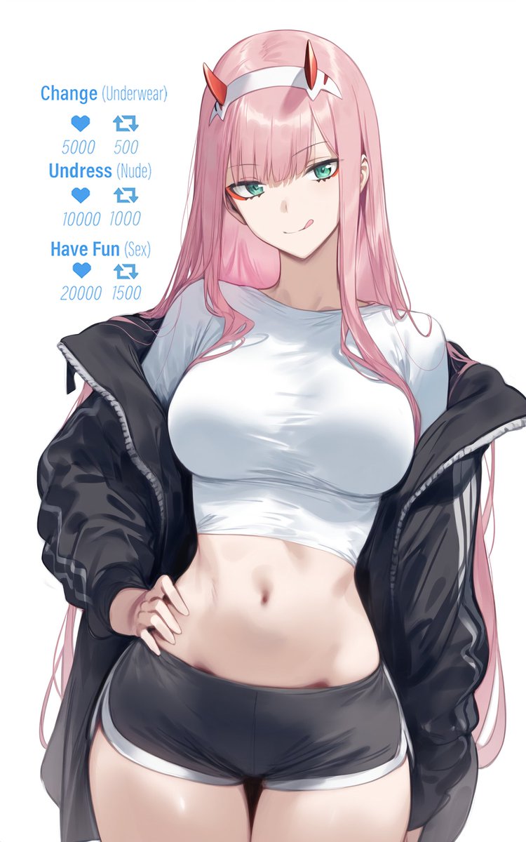 SetsuManga2's tweet image. Zero Two (Darling in the FranXX) 🦖