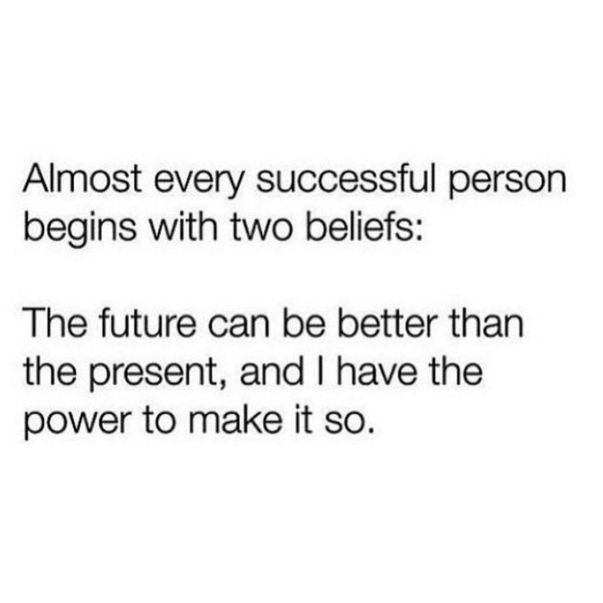 Don’t ever lose hope—we all have the power to make a better future. #edchat