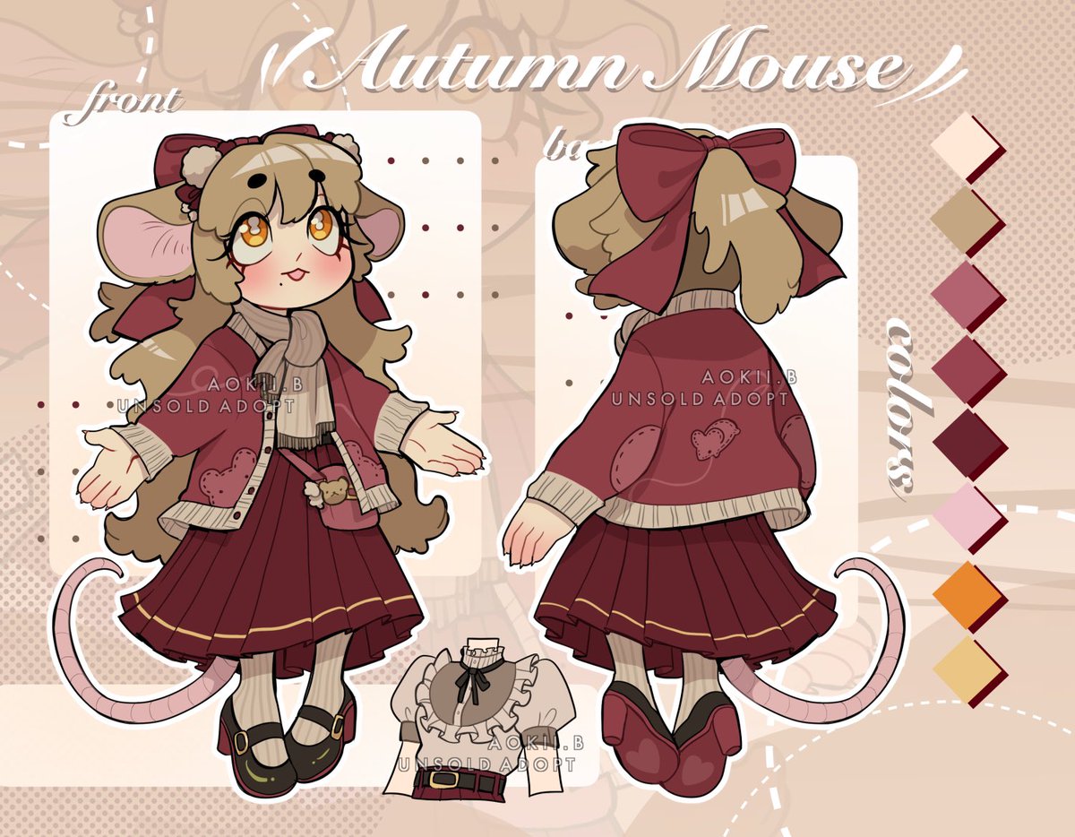 lighthouseadopt's tweet photo. Autumn Mouse &amp; Nervous Pup (OPEN) 

(Please reply to the respective comment chain below!) 
SB: $20
MI: $5
AB: $100

❖ What you get:
⟣ Full resolution image of the
reference sheet.

#adoptable #adopts #adopt https://t.co/FncEAsbBIT