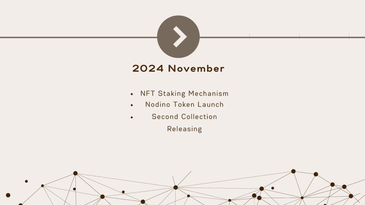 Guys, Roadmap's November number released🚀🚀

🔸We already completed the first week of November. That's why we thought we should announce the new release of our roadmap.

🔸As you can see firstly we will announce a staking mechanism to provide our users with passive income. But