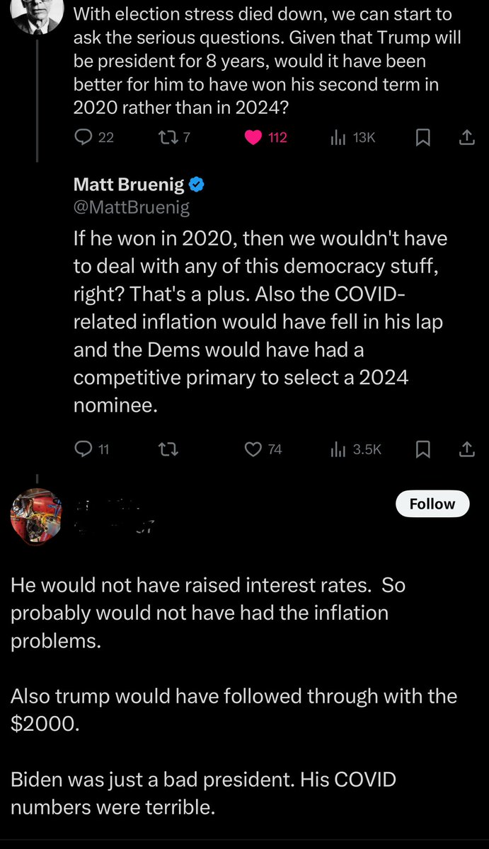 tysonbrody's tweet image. Incredible post in the Bruenig replies. Dems could learn a lot about Econ from the average voter.