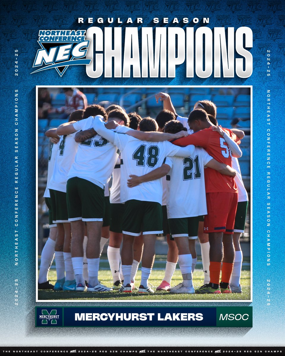 ⚽️𝗠𝗔𝗞𝗜𝗡𝗚 𝗔 𝗦𝗣𝗟𝗔𝗦𝗛! ⚓️💦

Posting a 5-1-2 record vs. league competitors, <a href="/hurstmsoccer/">Mercyhurst Men's Soccer</a> closed out its inaugural season as a conference member on 🔝by claiming the 2024 #NECMSOC regular season 👑.