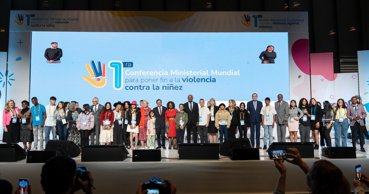 ¡Infinitas gracias! 
El Gobierno de Colombia hace posible la Primera Conferencia Ministerial Mundial para Poner Fin a la Violencia contra la Niñez es posible gracias a la inmensa cooperación de <a href="/SweMFA/">Swedish Ministry for Foreign Affairs</a>, <a href="/WHO/">World Health Organization (WHO)</a>, y <a href="/UNICEF/">UNICEF</a>. 

¡Un futuro mejor es posible y estamos haciendo historia!