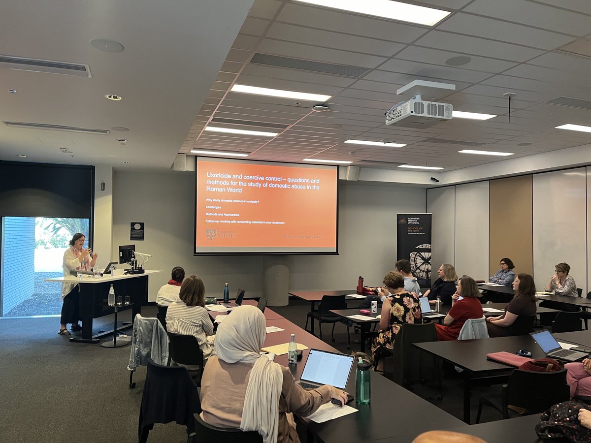 Caillan Davenport (@drcdavenport) on Twitter photo āWomen, Gender and Violence from Antiquity to the Middle Agesā ā¦<a href="/historyANU/">ANUHistory</a>ā© launched by A/Prof Maria Nugent and Dr Meaghan McEvoy and with brilliant first keynote by Dr Eleanor Cowan āWomen, Gender and Violence from Antiquity to the Middle Agesā ā¦<a href="/historyANU/">ANUHistory</a>ā© launched by A/Prof Maria Nugent and Dr Meaghan McEvoy and with brilliant first keynote by Dr Eleanor Cowan
