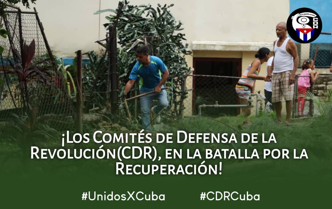 📢Vecino te convocamos a unirte en las labores de recuperación tras el paso del Huracán Rafael por el occidente de la Isla. 

¡Tu aporte también cuenta!

#CDRCuba #Cuba #UnidosXCuba