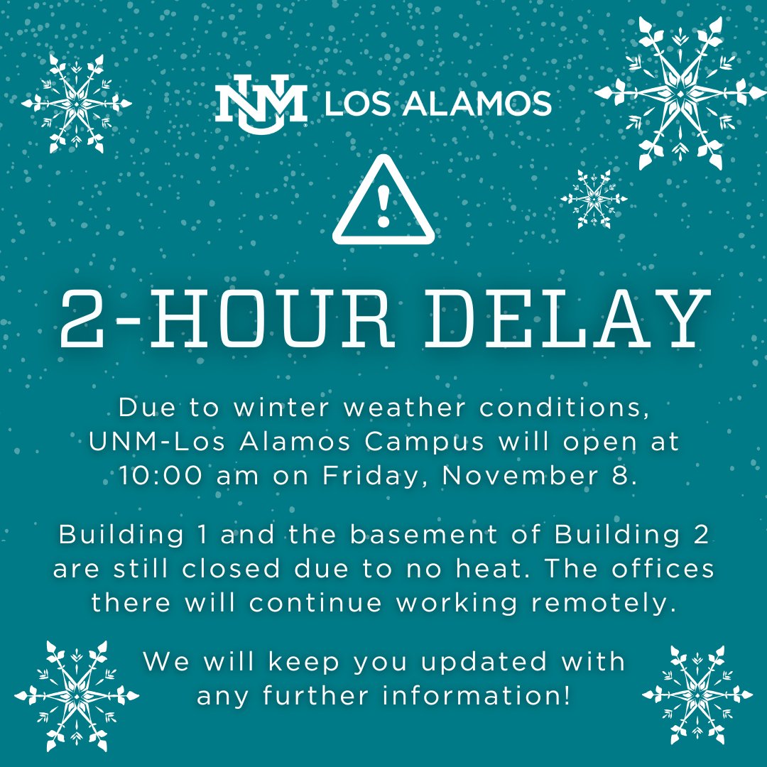 UNM-Los Alamos (@unmlosalamos) on Twitter photo 