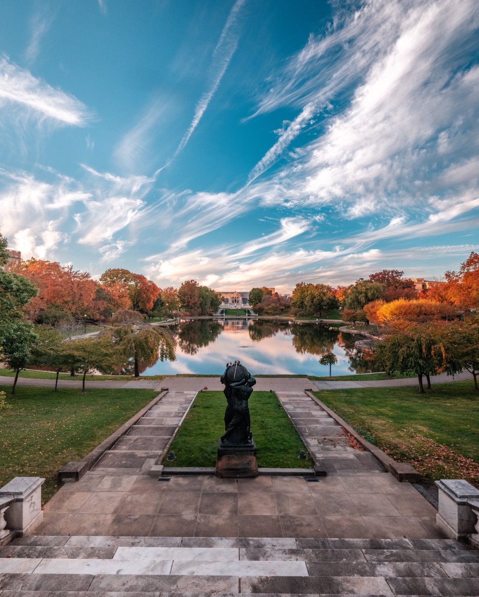 Autumn at Wade Lagoon in Cleveland, Ohio