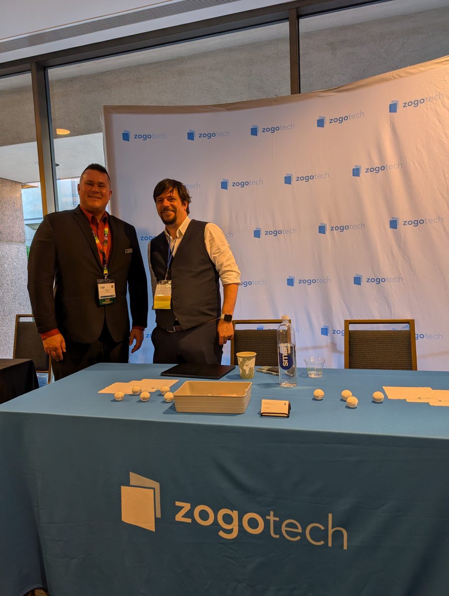 🌟 Cheers to <a href="/ZogoTech/">ZogoTech</a> for their generous Gold Sponsorship! Meet their team and grab some resources at their booth! #IRwatercooler #highered #studentsuccess #data #datafam #institutionalresearch