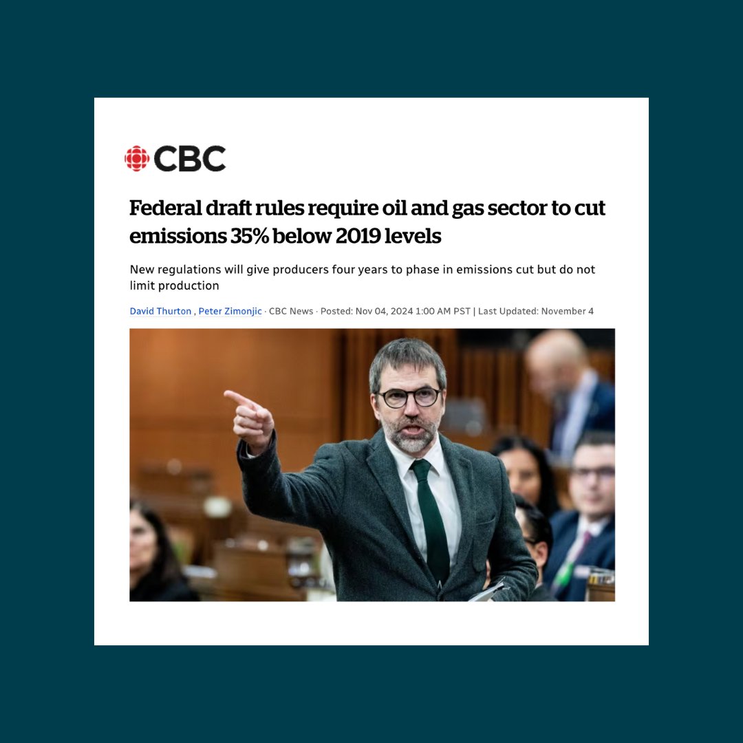 The gov of Canada has shared details of the proposed oil &amp; gas pollution cap. Big oil supporters are attacking the proposal aggressively. 

Now is a critical moment for Premier <a href="/Dave_Eby/">David Eby</a> to speak out in support of strong #ClimateAction without loopholes.

cbc.ca/news/politics/…