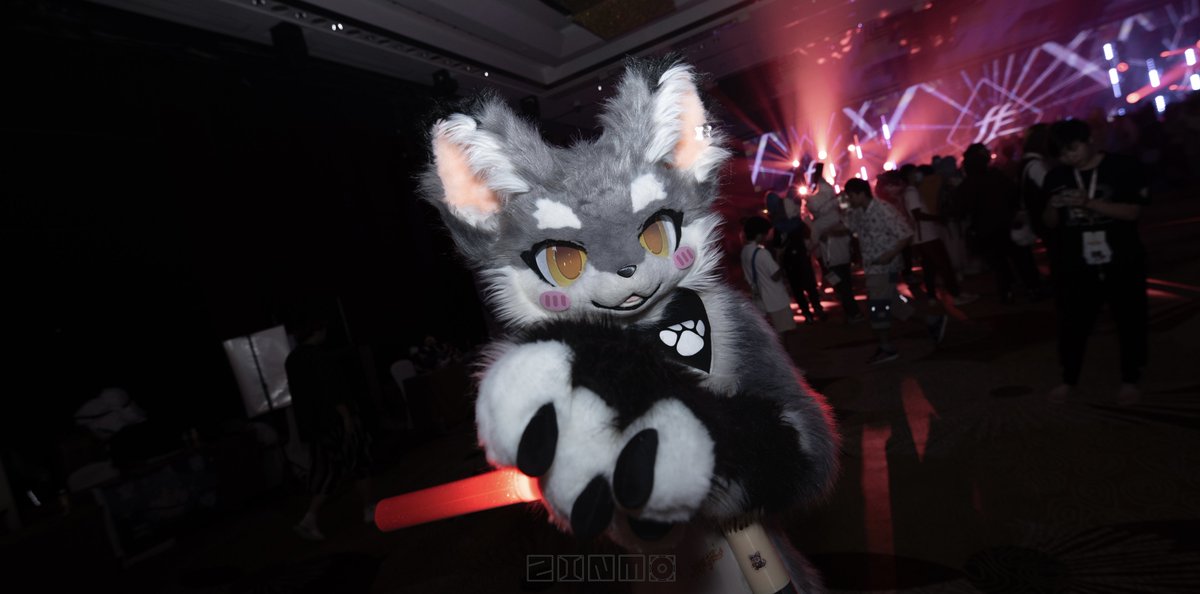 #FursuitFriday
看招！

📷：@莘墨