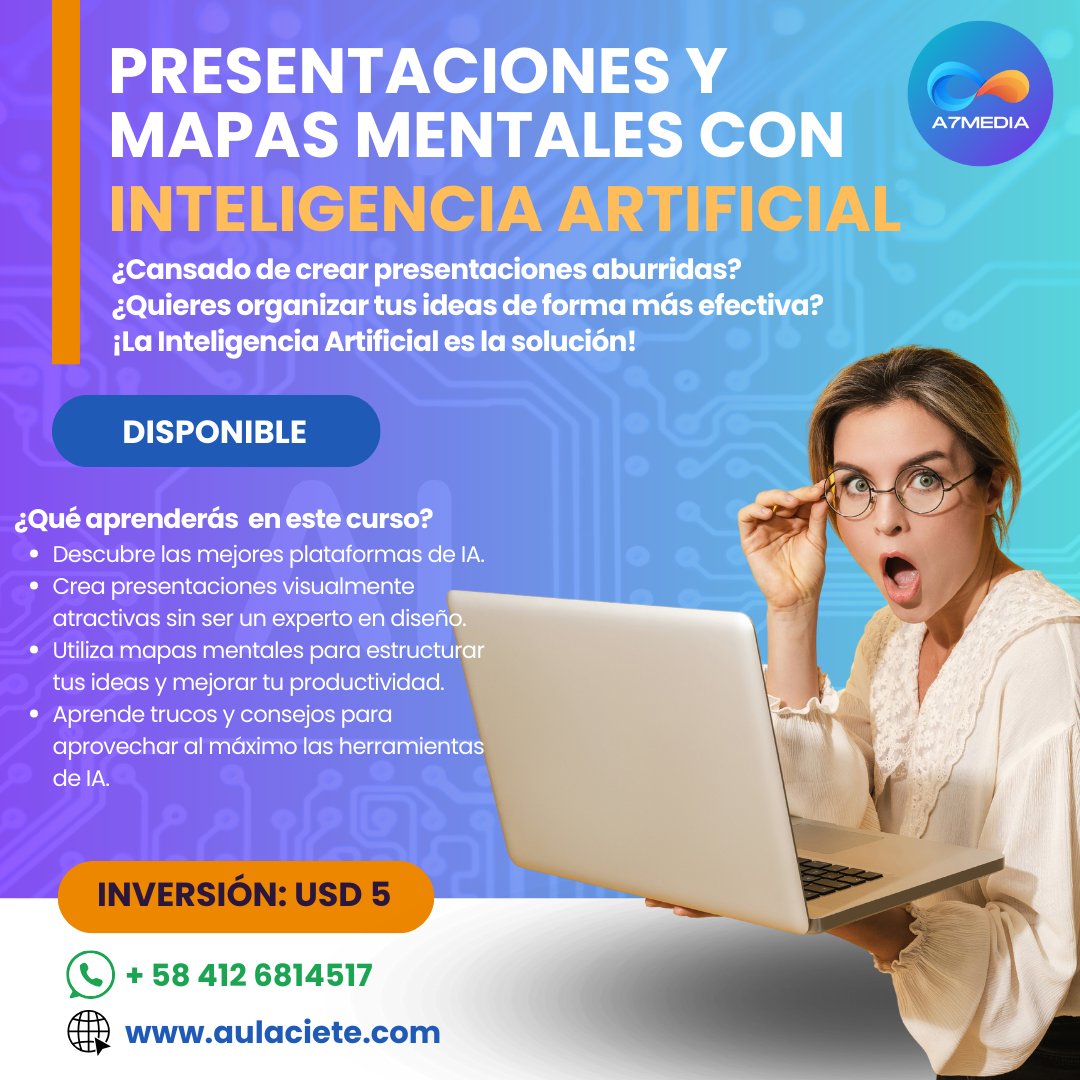 Detalles y registro en cursos.aulaciete.com