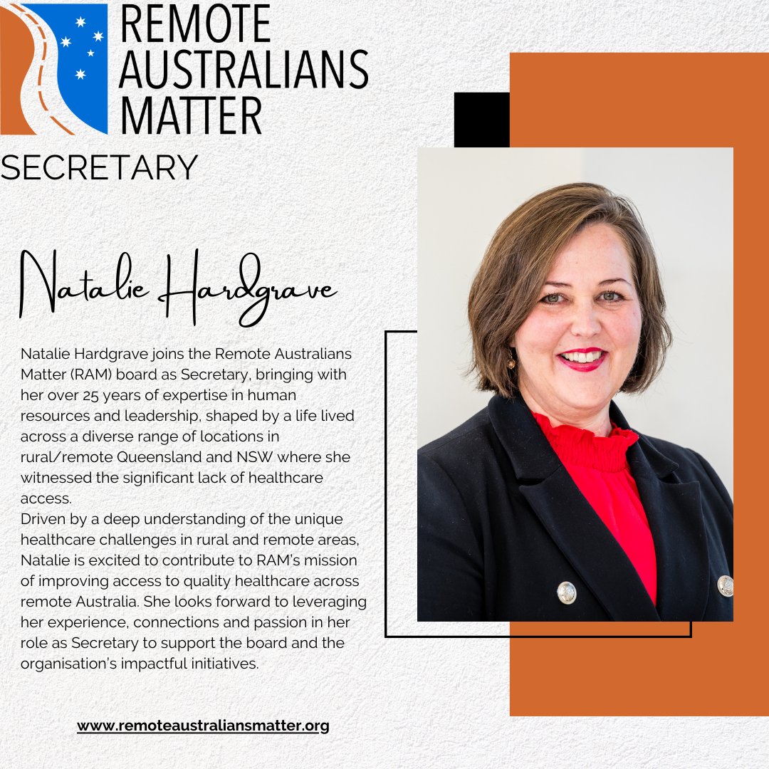 RemoteAussies's tweet photo. At our recent AGM several new board members were appointed - a great mix of enthusiasm and experience that advocate for community-driven, place-based models of primary health care that are innovative, equitable, appropriate, well-funded &amp; sustainable for remote Australia. https://t.co/HgXYEoDU8D