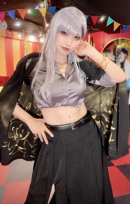/ コスプレ 昨日は生徒会で踊みた撮影してきた〜!! 楓さんで参加させてもらいました 練習から本番までずーーーっと楽しかった! みんなありがとうー!!! #セブンスパペット