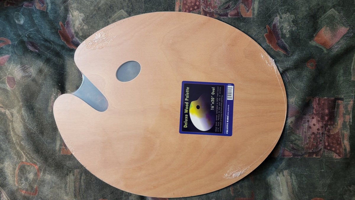 I have my palette for the <a href="/ValleycastMA/">ValleyCAST</a>! 12th Annual Art Palette Contest!! It is first come first served and when they run out that is it. Stop by and get your palette soon! Now to figure out what to make ... So many ideas ... #art #artist #creativity