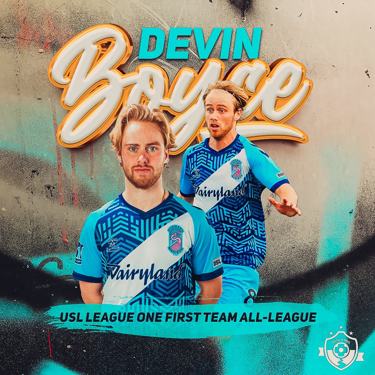 path2prosoccer's tweet image. Another banner year for @devinbernard_.

@USLLeagueOne First Team All-League.

Huge congrats and well done, Devin!

#Path2Pro // #Path2ProSoccer