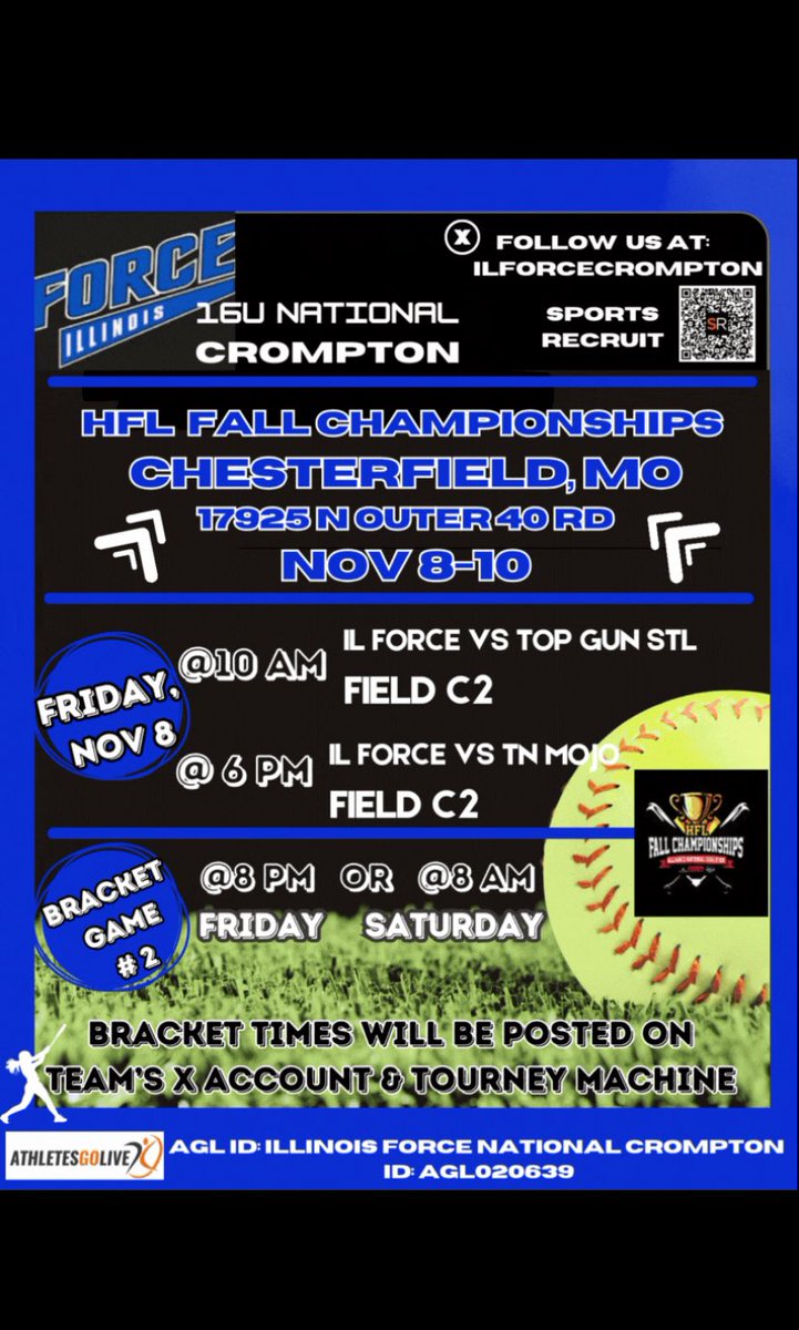 Final weekend for the fall season. Don't worry we will be back! Come catch some action this weekend in Chesterfield!!