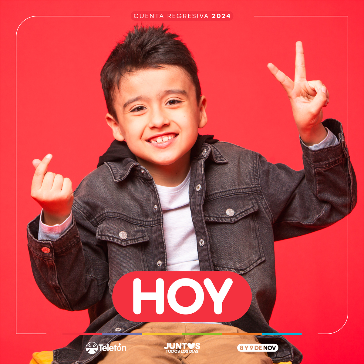 🤩 ¡El gran día llegó! 🤩 Hoy comienza la Teletón, la jornada en la que todo Chile se une por una misma causa: apoyar a más de 32 mil niños, niñas y jóvenes que se rehabilitan en nuestros 14 institutos 🦾❤️

#Teletón, 8 y 9 de noviembre. #JuntosTodosLosDías 🦾❤️