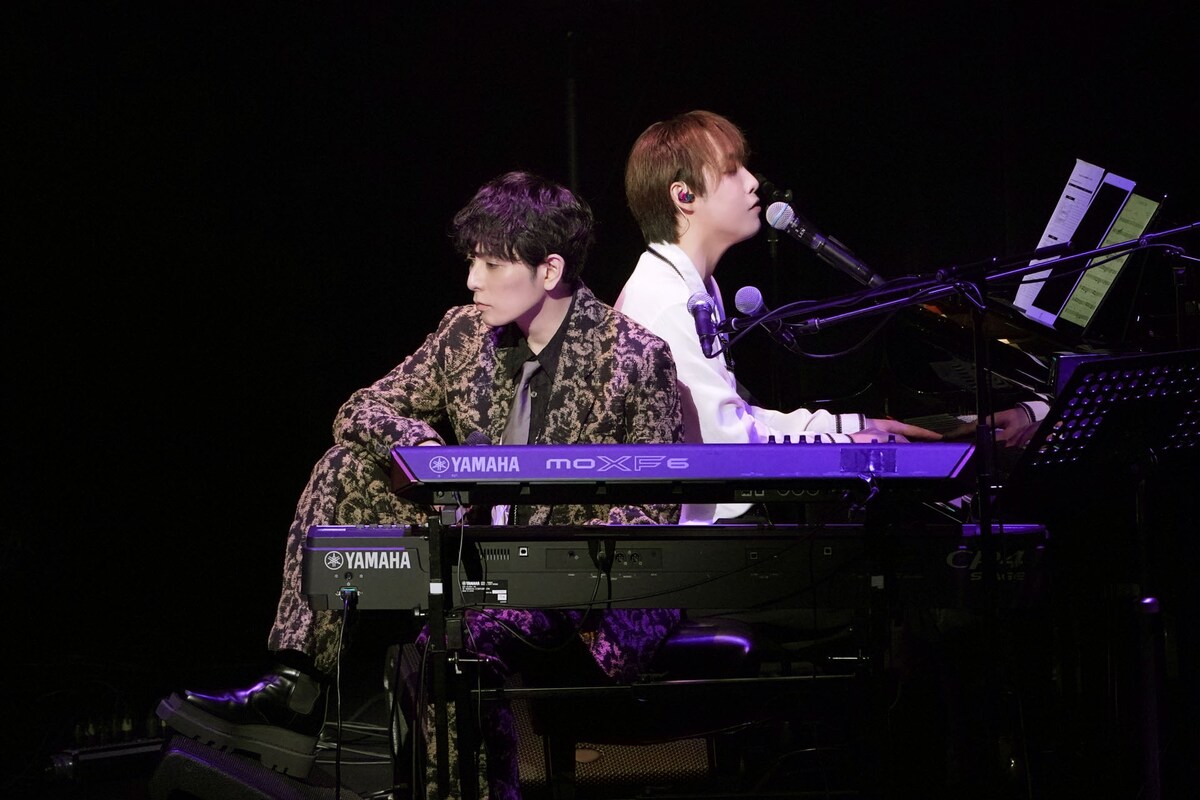 stage_natalie's tweet photo. 【公演レポート】堂珍嘉邦・森崎ウィン・LENの“選抜隊”が初共演！それぞれの個性光った「Precious Dream Night」（舞台写真 / セットリストあり）
https://t.co/T4NPSJ6Jk3 https://t.co/H4jLcqXqMb
