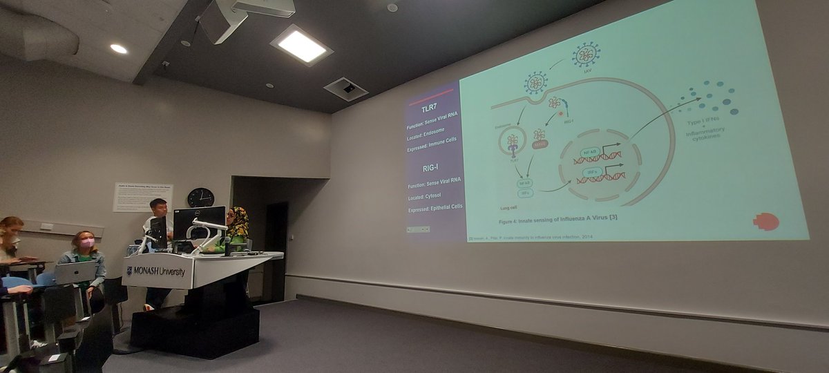 Dr Gabriela Khoury (@gabrielakhoury) on Twitter photo More work on TLR7 from <a href="/RmitSciences/">Biomedical Sciences RMIT</a> <a href="/ResearchRMIT/">RMIT Research</a> Great talk from Honours student Ameanah El-Hennawi who's looking at the role of TLR7 in macrophages during Influenza infection #VIINYIS #YoungVIIN2024 <a href="/The_VIIN/">VIIN</a> More work on TLR7 from <a href="/RmitSciences/">Biomedical Sciences RMIT</a> <a href="/ResearchRMIT/">RMIT Research</a> Great talk from Honours student Ameanah El-Hennawi who's looking at the role of TLR7 in macrophages during Influenza infection #VIINYIS #YoungVIIN2024 <a href="/The_VIIN/">VIIN</a>